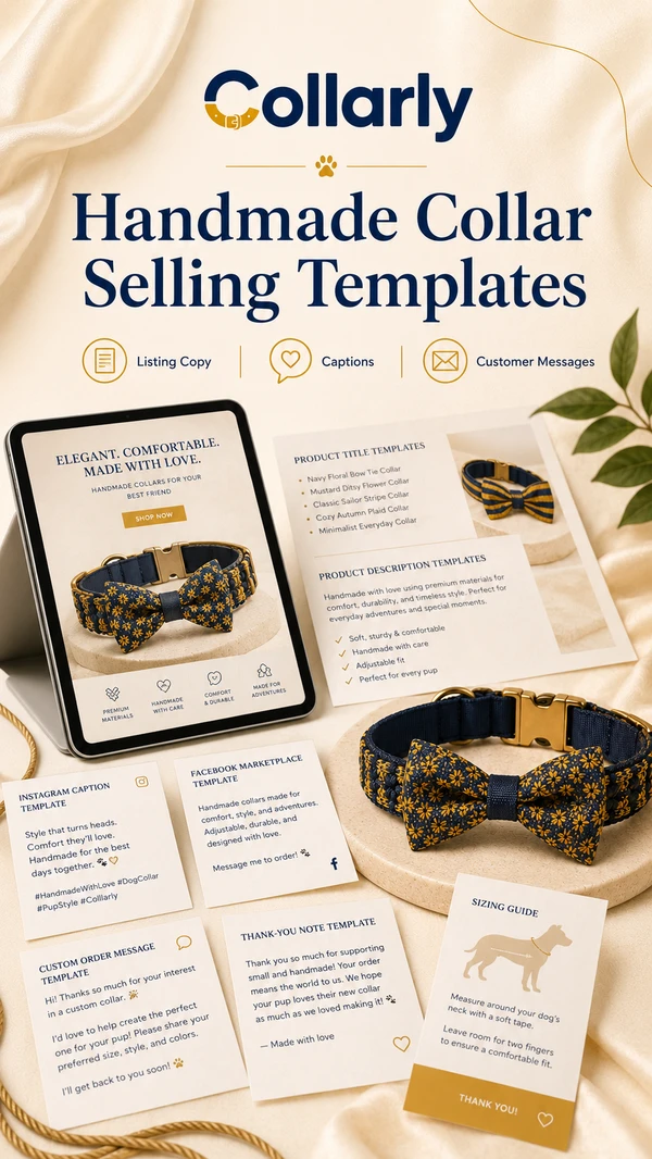 Handmade Collar Selling Templates