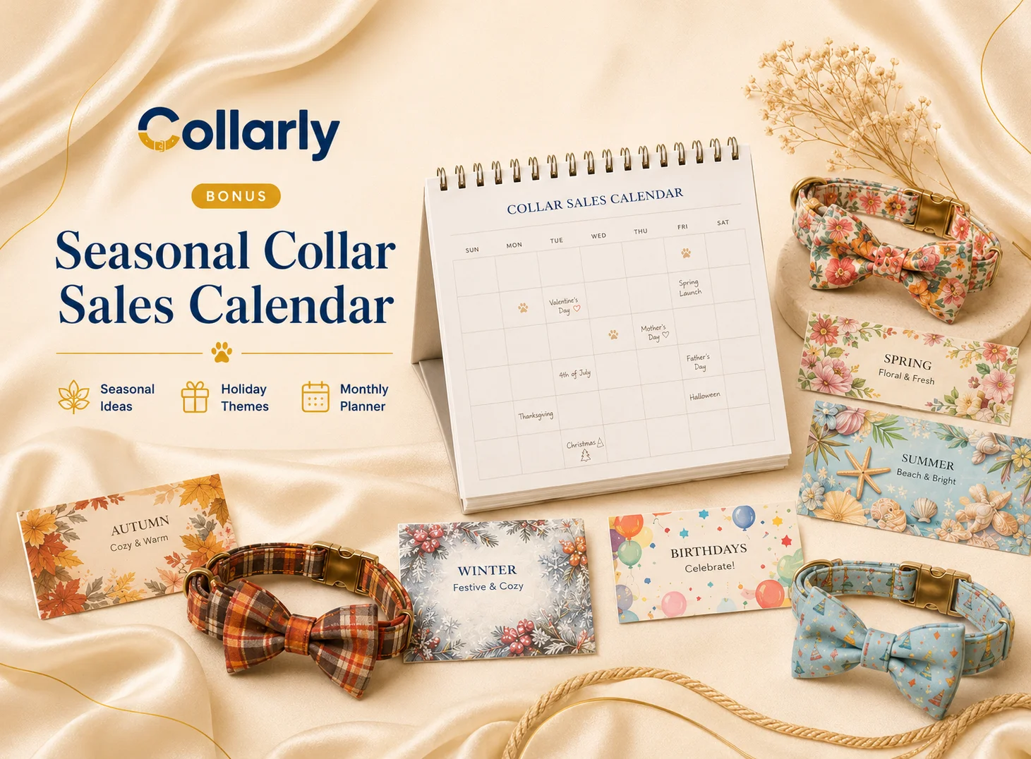 Seasonal Collar Sales Calendar