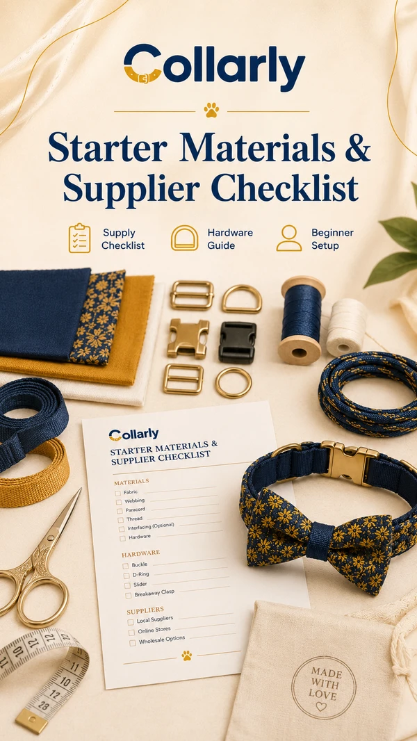 Starter Materials & Supplier Checklist