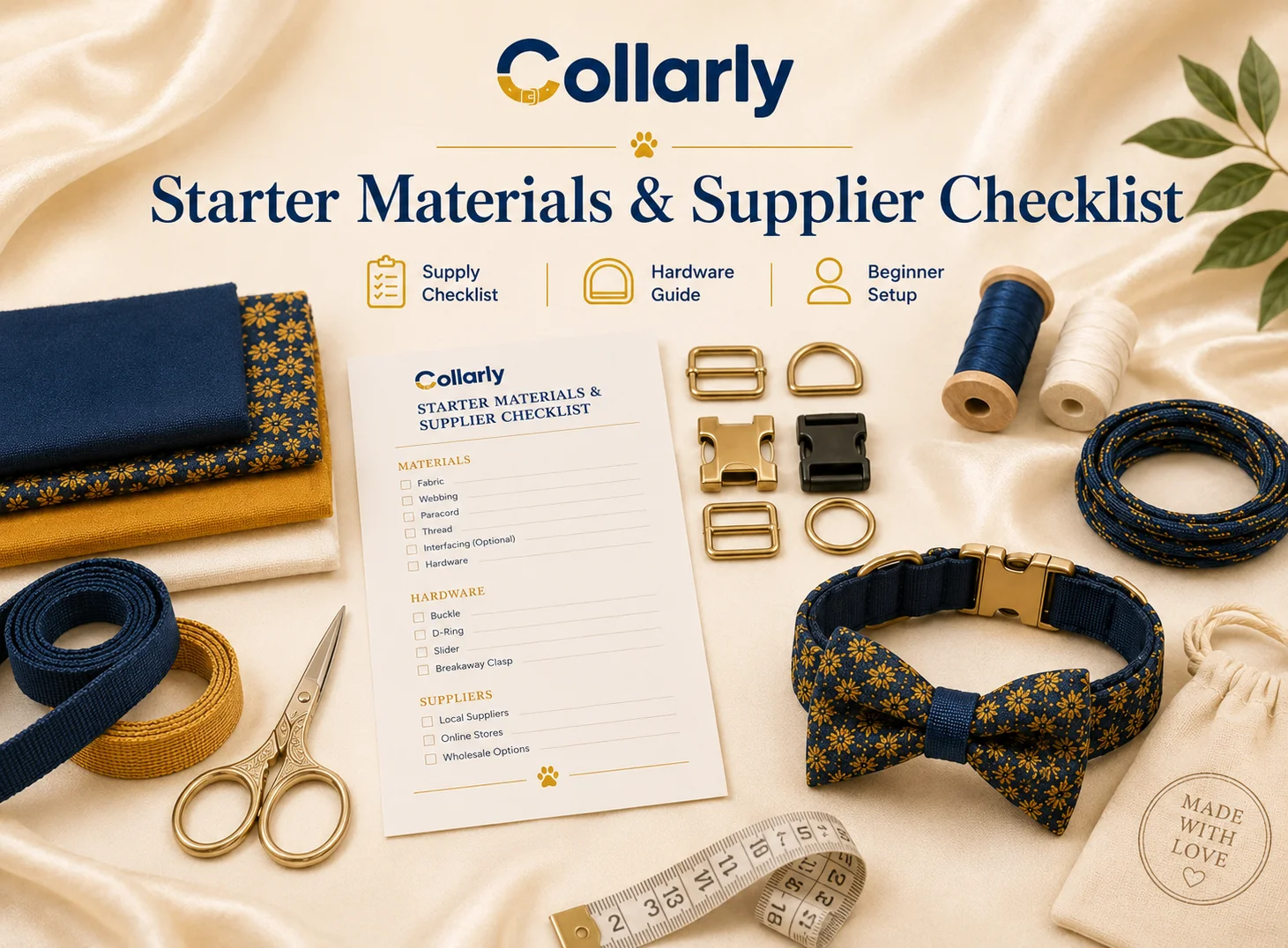 Starter Materials & Supplier Checklist