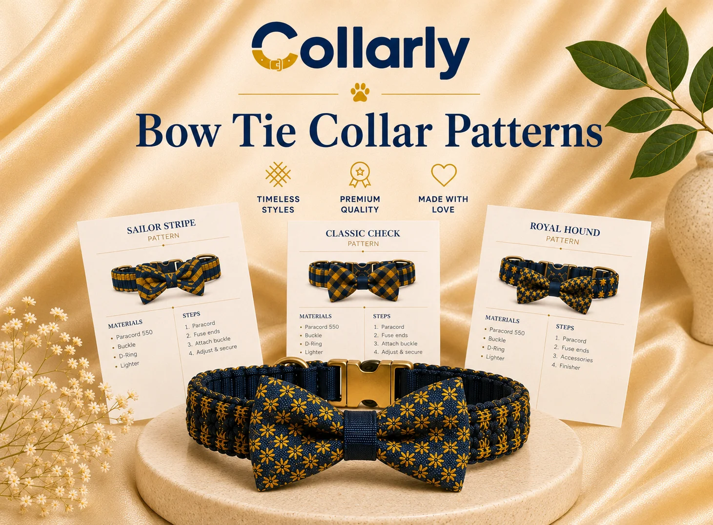 Bow Tie Collar Patterns