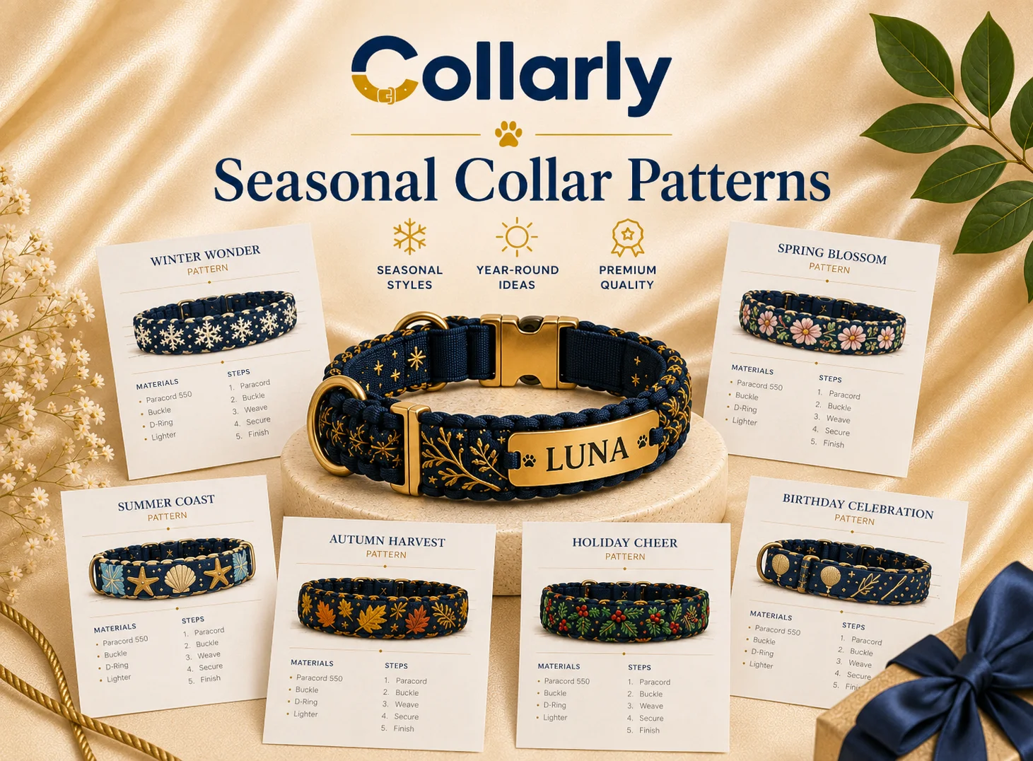 Seasonal Collar Patterns